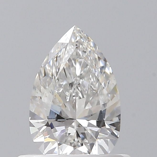 0.51 carat F-SI2 Natūralus Pear Deimantas (1)