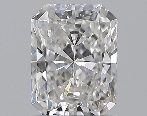 1.01 carat F-SI2 Natūralus Radiant Deimantas (1)