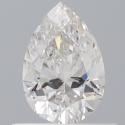 0.5 carat F-VS2 Natūralus Pear Deimantas (1)