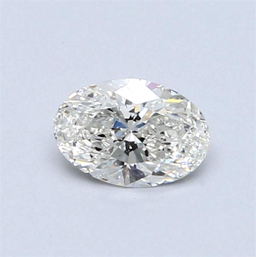 0.5 carat H-SI1 Natūralus Oval Deimantas (1)