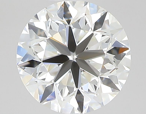 0.5 carat I-VVS2 Very Good cut Natūralus Round Deimantas (1)