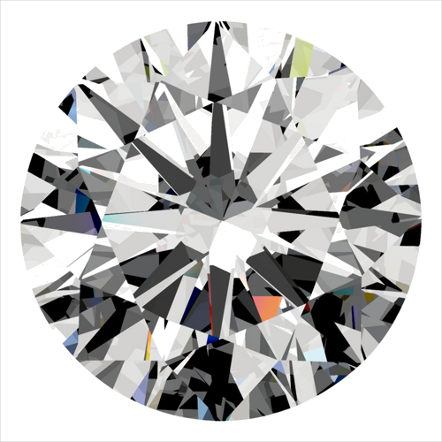 0.31 carat F-VS2 Excellent cut Natūralus Round Deimantas (1)