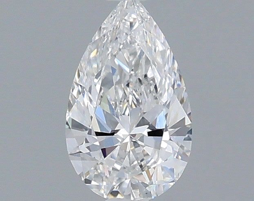 0.4 carat D-VS2 Natūralus Pear Deimantas (1)