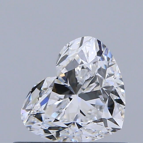 0.51 carat F-VVS1 Natūralus Heart Deimantas (1)