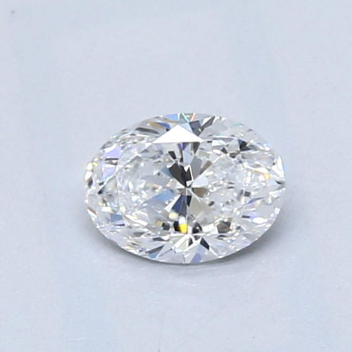0.5 carat E-VS1 Natūralus Oval Deimantas (1)