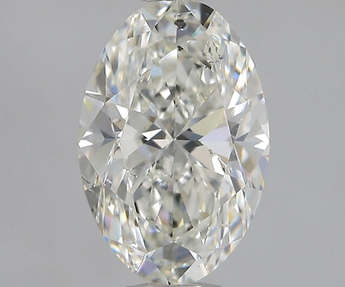 1.4 carat I-SI2 Natūralus Oval Deimantas (1)