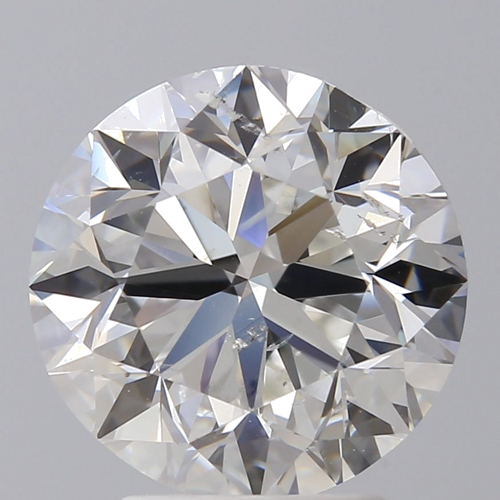 3.01 carat H-SI2 Very Good cut Natūralus Round Deimantas (1)