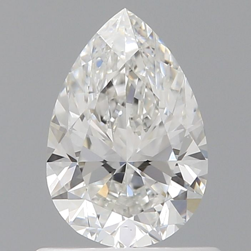 0.71 carat G-VS2 Natūralus Pear Deimantas (1)