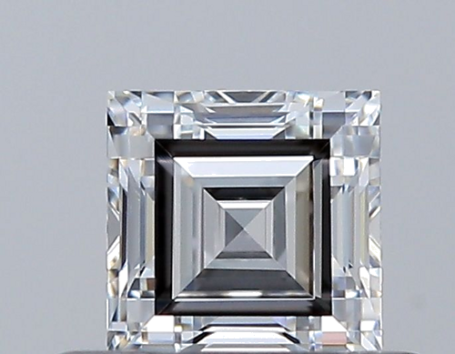 0.42 carat E-VVS2 Natūralus Square Radiant Deimantas (1)