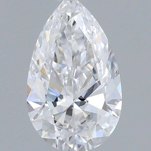 0.34 carat D-VVS1 Natūralus Pear Deimantas (1)