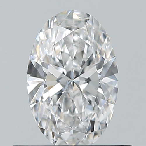 0.5 carat D-VS2 Natūralus Oval Deimantas (1)