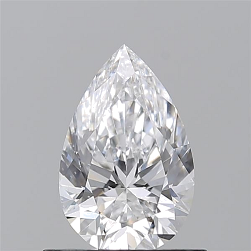 0.7 carat D-SI1 Natūralus Pear Deimantas (1)