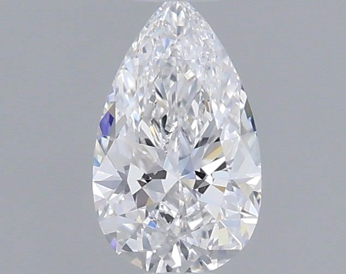 0.4 carat D-VVS1 Natūralus Pear Deimantas (1)