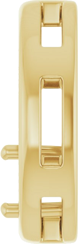 Pakabukas „Solitaire Circle“ 10k yellow gold Round 5.2mm (3)