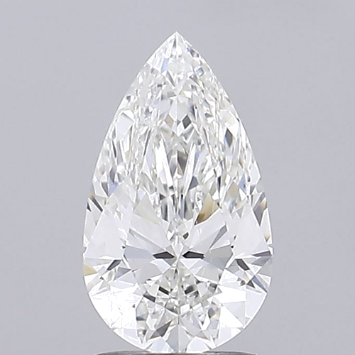 1.51 carat H-SI1 Natūralus Pear Deimantas (1)