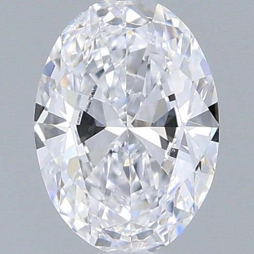 0.45 carat D-VVS2 Natūralus Oval Deimantas (1)