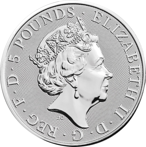 2 oz Lion of England (Tudor) 2022 Great Britain Silver Coin (2)