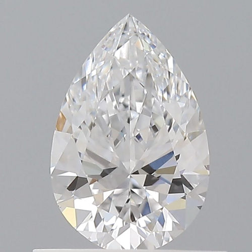 0.62 carat D-VVS2 Natūralus Pear Deimantas (1)