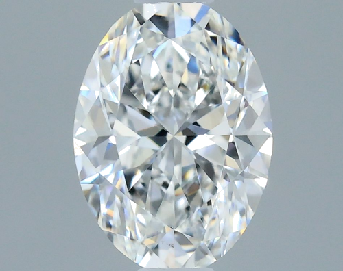 0.5 carat E-VS2 Natūralus Oval Deimantas (1)
