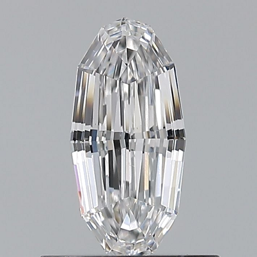 0.5 carat D-VS2 Natūralus Oval Deimantas (1)
