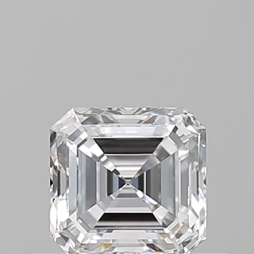 0.5 carat D-VS2 Natūralus Asscher Deimantas (1)