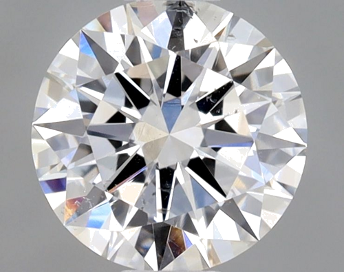 0.57 carat D-SI2 Excellent cut Natūralus Round Deimantas (1)