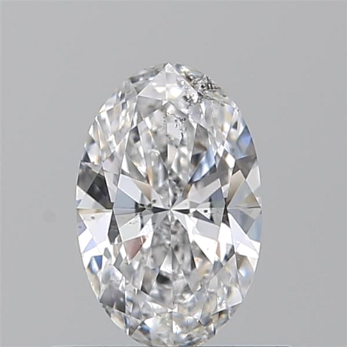0.55 carat D-SI2 Natūralus Oval Deimantas (1)