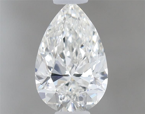 0.51 carat F-VVS2 Natūralus Pear Deimantas (1)