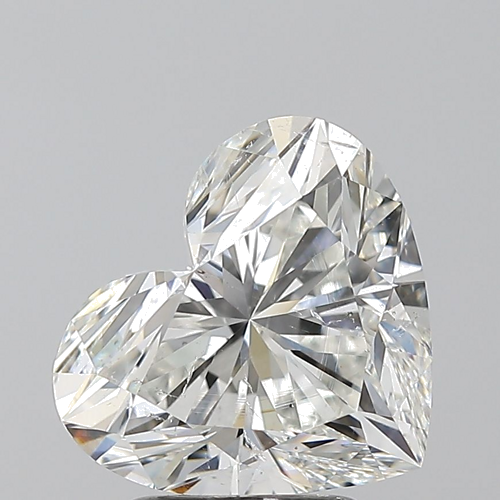 3.01 carat H-SI2 Natūralus Heart Deimantas (1)