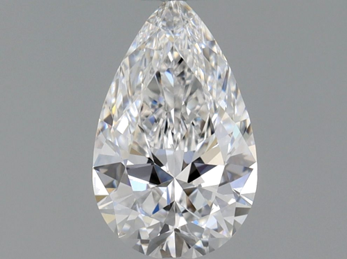 0.53 carat D-VVS1 Natūralus Pear Deimantas (1)