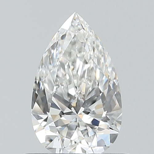 0.53 carat F-VVS1 Natūralus Pear Deimantas (1)
