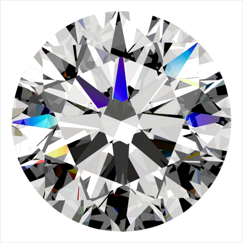 0.4 carat I-VVS2 Excellent cut Natūralus Round Deimantas (1)