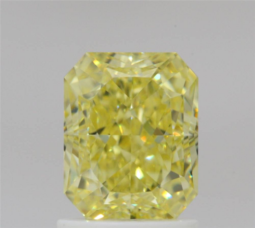 1.56 carat Fancy Intense Yellow-VS1 Natūralus Radiant Deimantas (1)