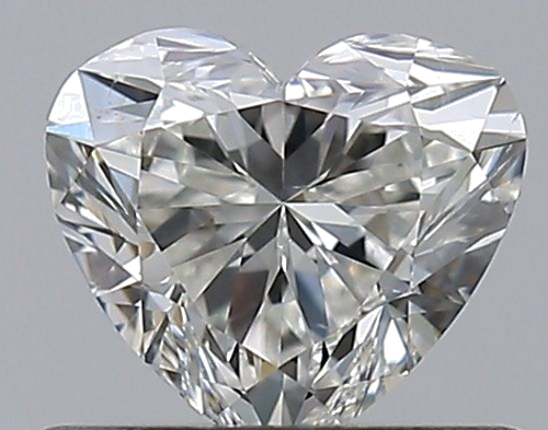 0.6 carat I-SI1 Natūralus Heart Deimantas (1)