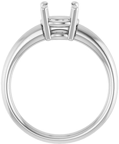 Sužadėtuvių Žiedas „Solitaire“ 14k white gold Round 7.4mm (2)