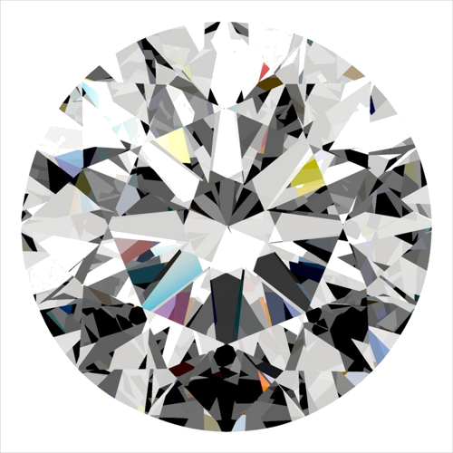 0.3 carat F-VVS2 Excellent cut Natūralus Round Deimantas (1)
