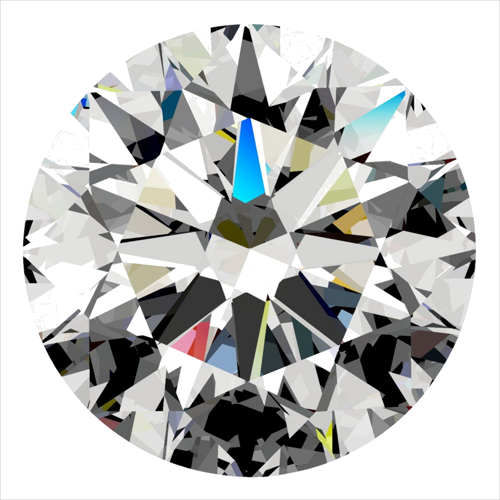 0.3 carat F-VS1 Excellent cut Natūralus Round Deimantas (1)