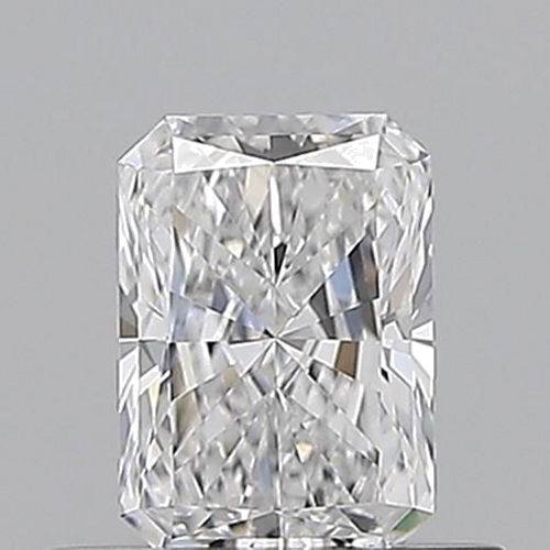 0.5 carat D-VVS2 Natūralus Radiant Deimantas (1)
