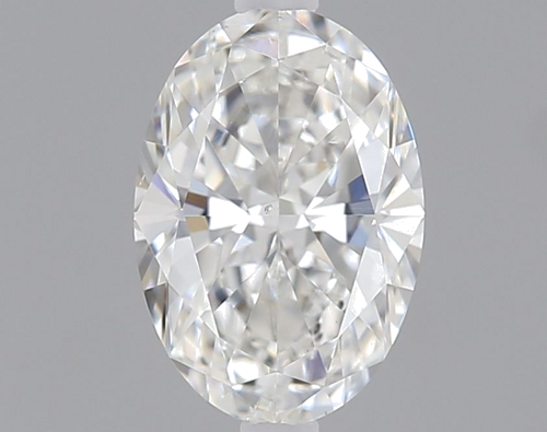 0.5 carat F-SI1 Natūralus Oval Deimantas (1)