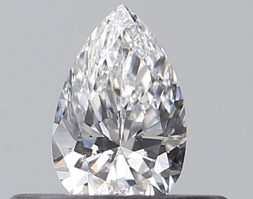 0.25 carat D-VS1 Natūralus Pear Deimantas (1)
