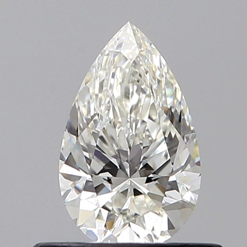 0.52 carat H-VVS2 Natūralus Pear Deimantas (1)