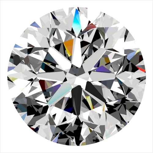 0.3 carat H-VS2 Very Good cut Natūralus Round Deimantas (1)