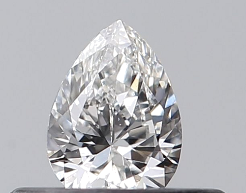 0.23 carat F-VVS1 Natūralus Pear Deimantas (1)
