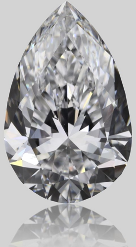 0.8 carat D-VVS2 Natūralus Pear Deimantas (1)