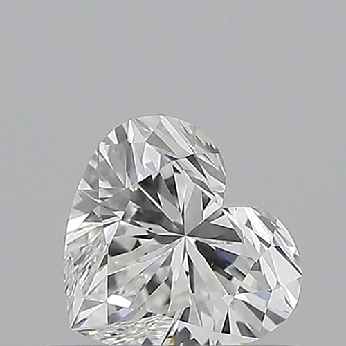 0.61 carat E-VS1 Natūralus Heart Deimantas (1)
