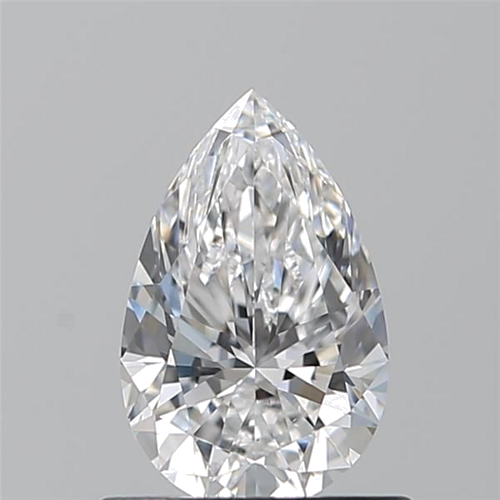 0.7 carat D-VS1 Natūralus Pear Deimantas (1)