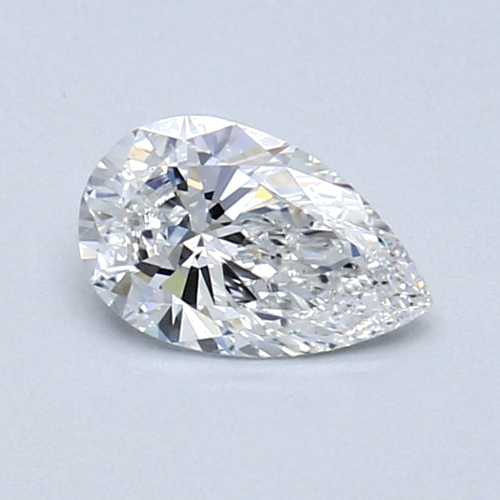 0.51 carat E-VS2 Natūralus Pear Deimantas (1)