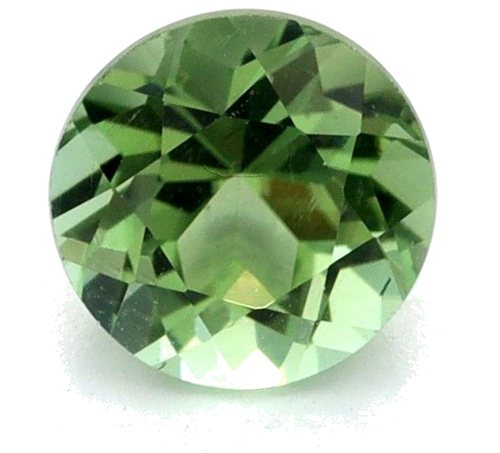 0.6 carat GREEN Round Tourmaline (1)