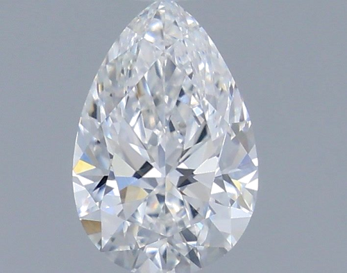 0.5 carat E-VS1 Natūralus Pear Deimantas (1)