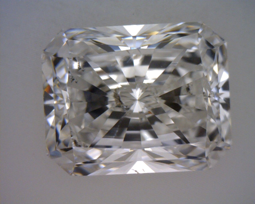 2.4 carat G-SI2 Natūralus Radiant Deimantas (1)